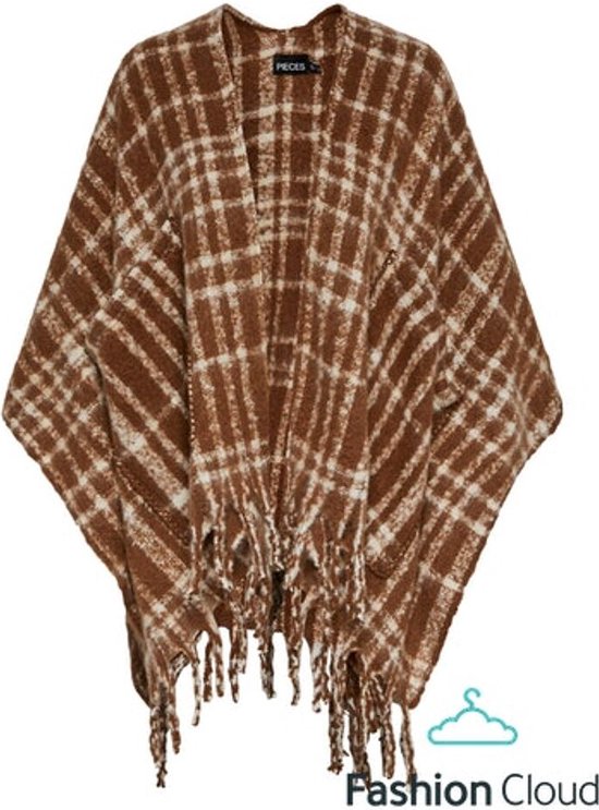 Pieces Ariana Poncho BRUIN One Size