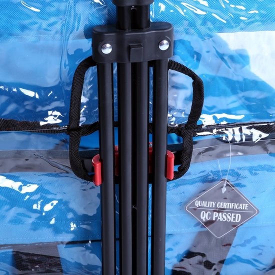 FUXTEC Regenhoes transparant voor Bolderkar CT500 van FUXTEC — afbeelding 2