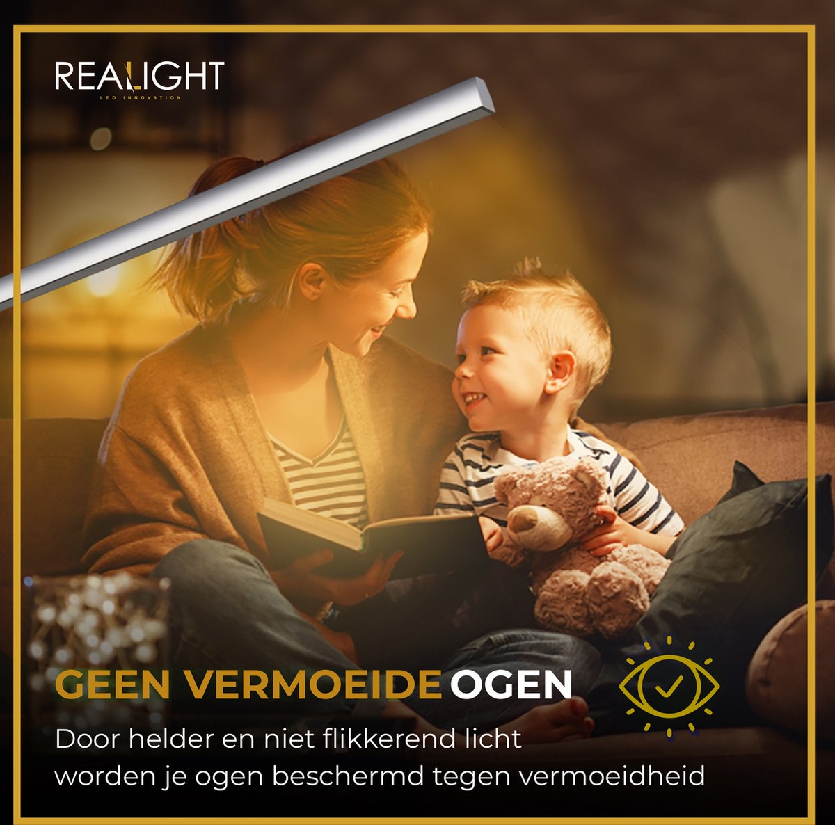 Lampe de bureau dimmable Reallight - Lampe LED puissante avec 4 couleurs de  lumière 