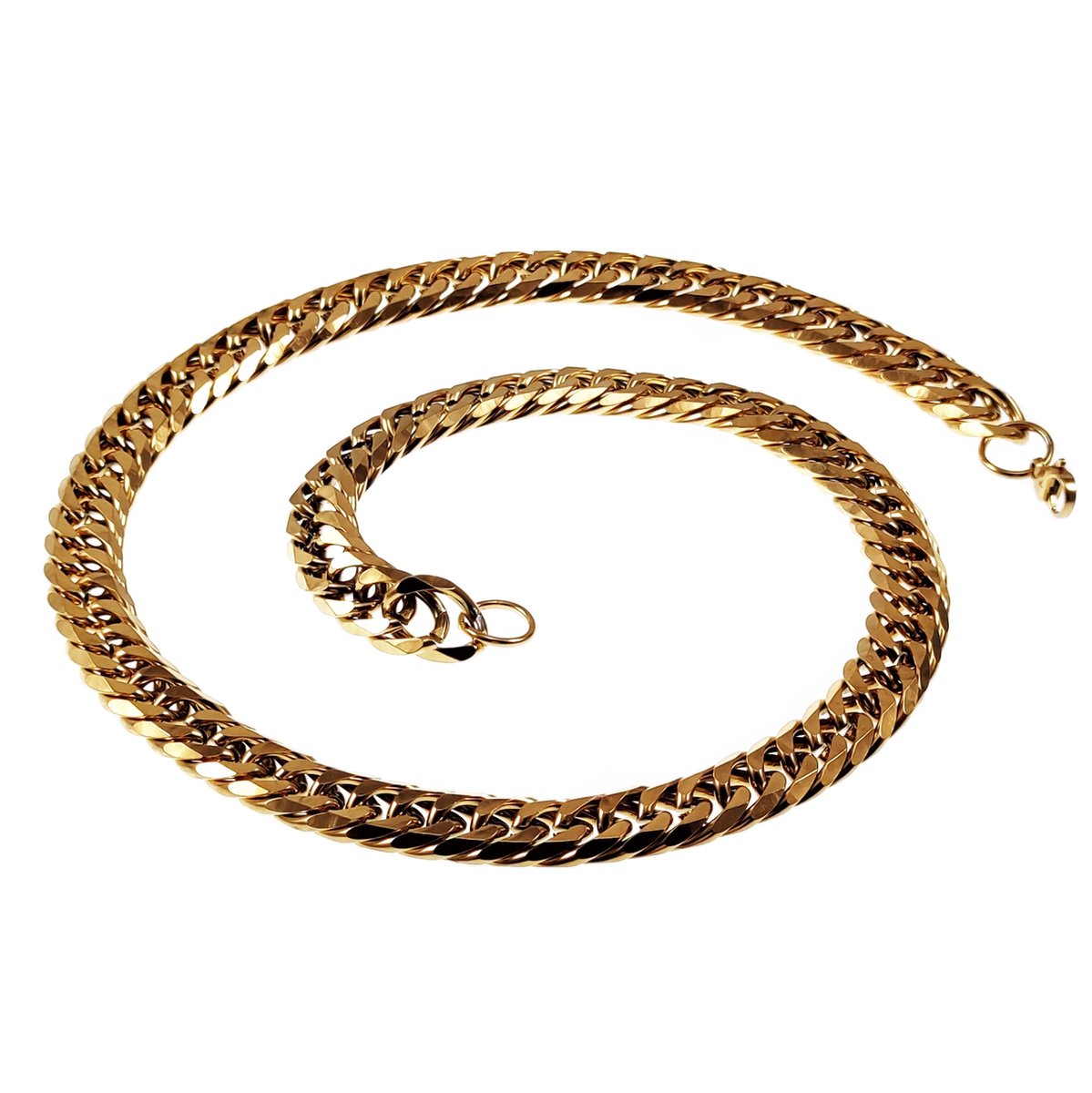 Schakelketting graveerbaar hartje | Ketting graveren