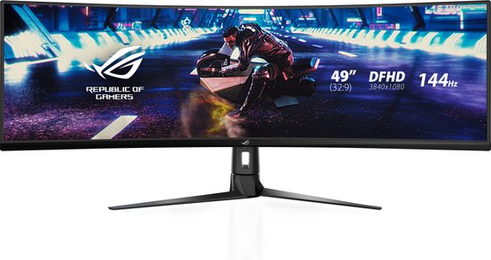 ROG Strix XG49VQ Super Ultra-Wide HDR Gaming Monitor - 4ms - 144Hz