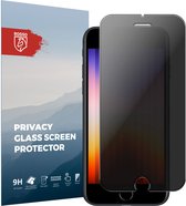 Rosso Privacy Screen Protector Geschikt voor de Apple iPhone SE (2020 / 2022) - 9H Gehard Glas - Case Friendly Tempered Glass - Eenvoudige Installatie