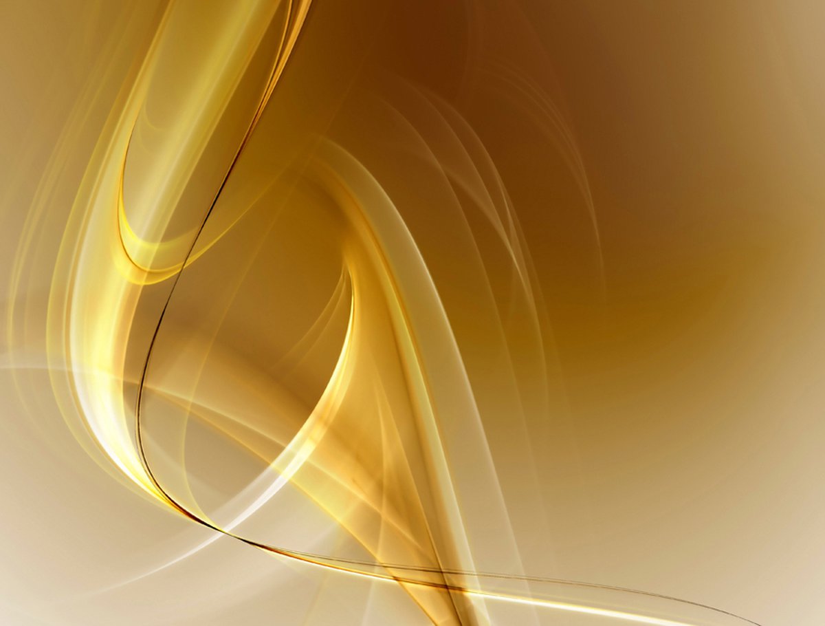 Fotobehang - Gold fractal background.