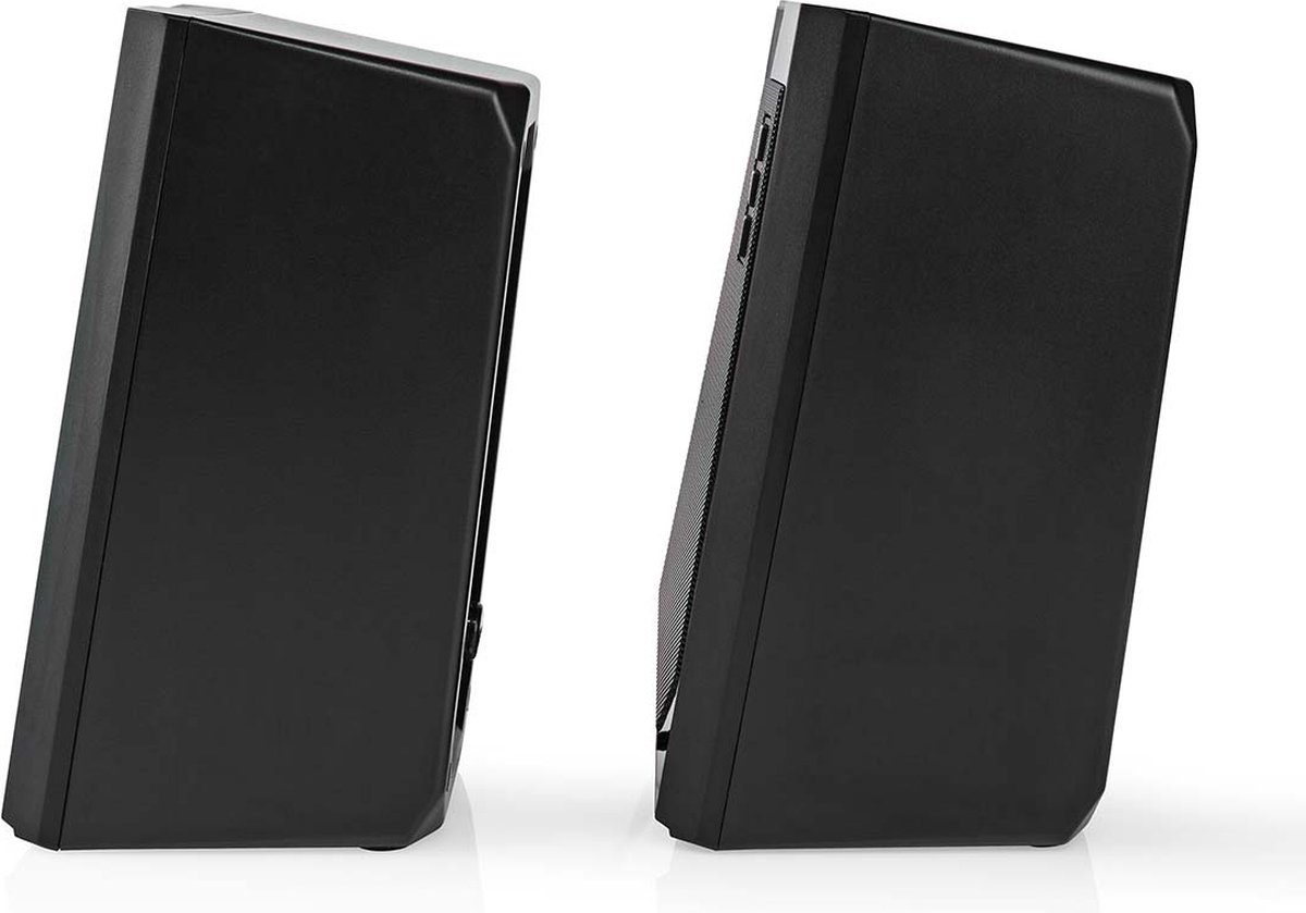 Nedis Gaming Speaker - Speaker-kanalen: 2.0 - USB Gevoed - 35 mm Male - 18 W - LED - Volumebediening