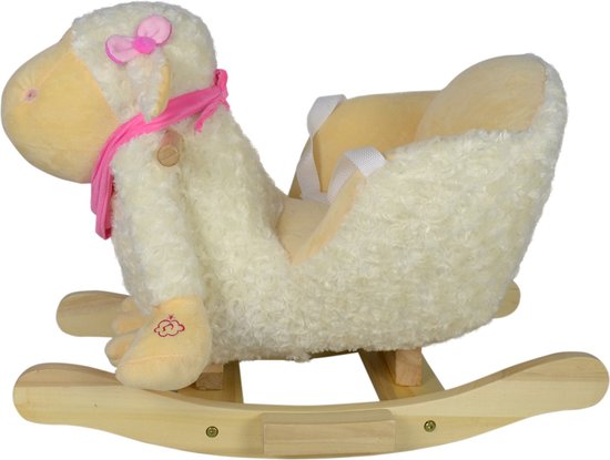 Infantastic® Hobbelpaard - Vanaf 1 Jaar - Met Geluidseffecten   Schommelspeelgoed   Gouden Eenhoorn 7446037462443