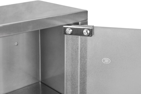 Jago - Afsluitbare Medicijnkast Met 4 Vakken En Een Glazen Deur Met Een Stalen Constructie Medicijnkast Ehbo Kast Apotheekkast 30x12x60 Cm Zilver 727855787 Jago - Afsluitbare Medicijnkast Met 4 Vakken En Een Glazen Deur Met Een Stalen Constructie Medicijnkast Ehbo Kast Apotheekkast 30x12x60 Cm Zilver 727855787