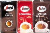 Segafredo - Koffiebonen proefpakket | 3kg koffiebonen, Intermezzo, Espresso Casa, Selezione Arabica & Selezione Crema