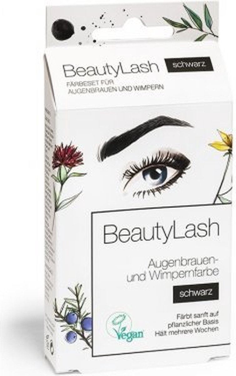 Beautylash - Sensitive Set Paint Eyelashes And Eyebrows Dark Brown