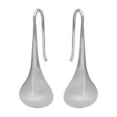Zilveren oorbellen | Hangers | Zilveren oorhangers, druppel