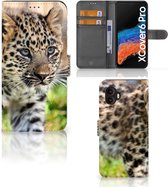 GSM Hoesje Geschikt voor Samsung Galaxy Xcover 6 Pro Beschermhoesje met foto Baby Luipaard