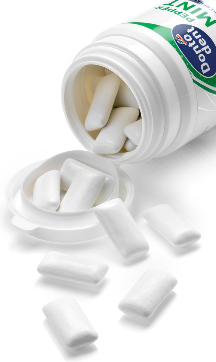 Dontodent Kauwgom Pepermunt met xylitol, 50 stuks