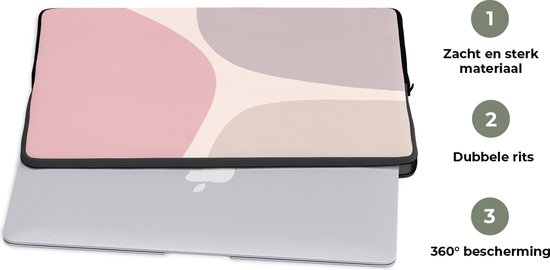 Housse pour ordinateur portable - Pastel - Design - Abstrait - Housse pour ordinateur portable - Housse pour ordinateur portable - 17 pouces