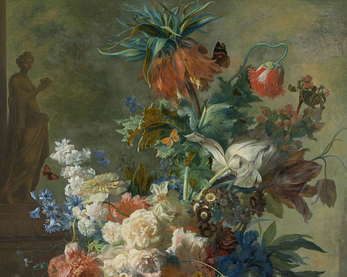 F4B Kleurrijke Vogels met Bloemen Diamond Painting 40x40cm | Vierkante Steentjes | Dieren | Bloemen | Diamond Painting Pakket Volwassenen | Kinderen | Volledig Dekkend