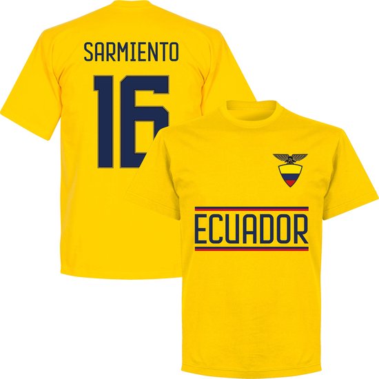 Ecuador Sarmiento 16 Team T-shirt - Geel - XXL