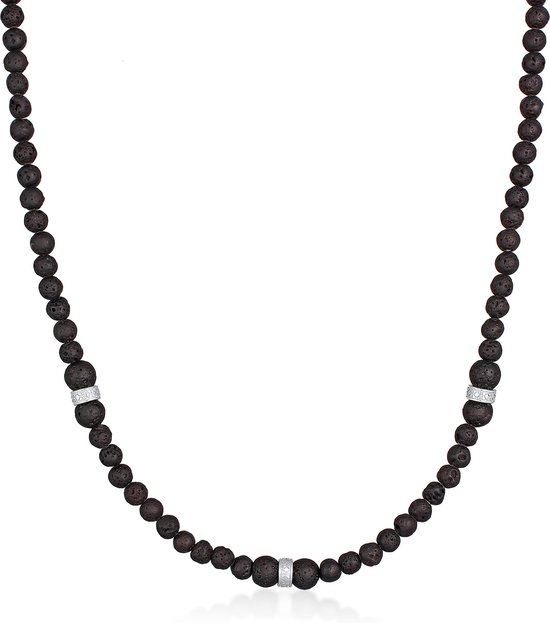 KUZZOI KUZZOI KUZZOI Halsketting Heren Koord Ketting Basic Gedraaid Fijn Trend In 925 Sterling Zilver Mannen Sieraden