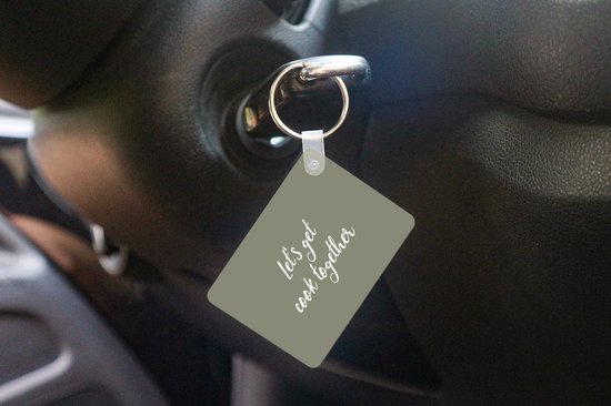 Porte-clés - Proverbes - Let's ensemble - Citations - Cuisine - Distribution de cadeaux - Plastique