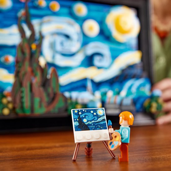 LEGO Ideas Vincent van Gogh - De sterrennacht Decoratie Set voor Volwassenen - 21333