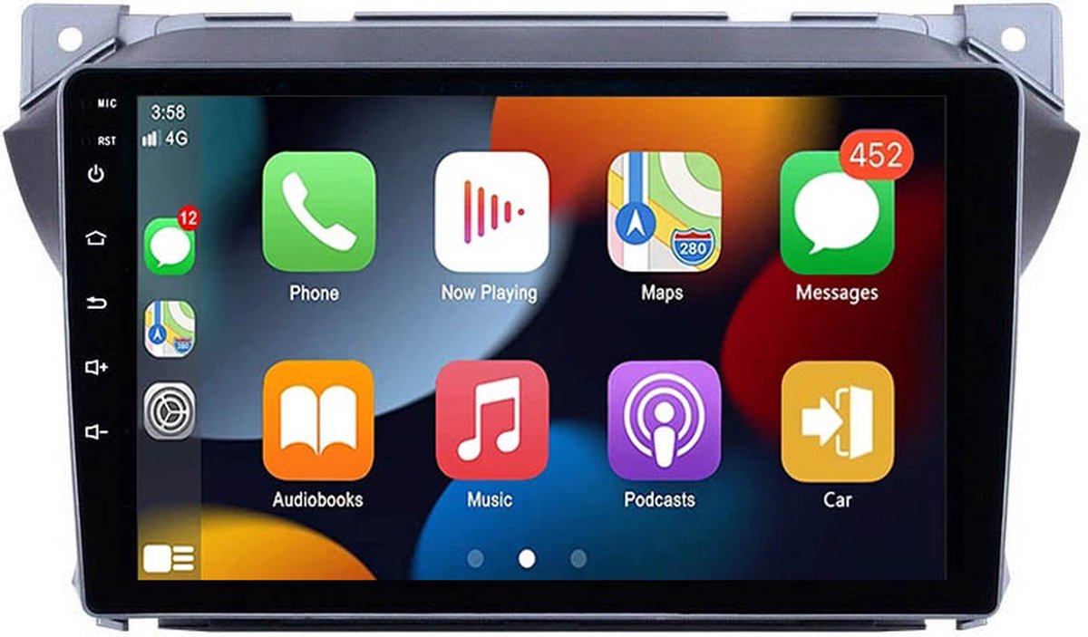 BG4U - Android navigatie radio geschikt voor Suzuki Alto 2009-2016 met Apple Carplay en Android Auto