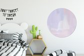 WallCircle - Wandcirkel ⌀ 90 - Pastel - Verf - Design - Ronde schilderijen woonkamer - Wandbord rond - Muurdecoratie cirkel - Kamer decoratie binnen - Wanddecoratie muurcirkel - Woonaccessoires