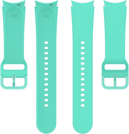 Siliconen bandje geschikt voor Samsung Galaxy Watch 4/Watch 4 Classic