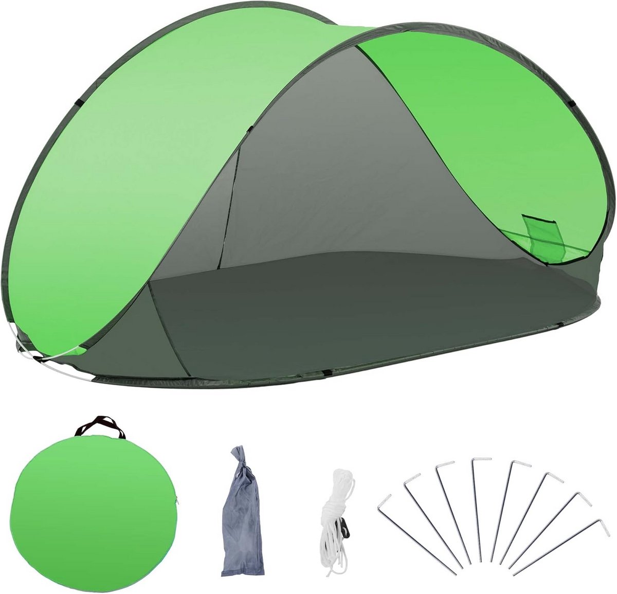 Pop-up Strandtent met UV-Bescherming voor Familie Camping en Privacy