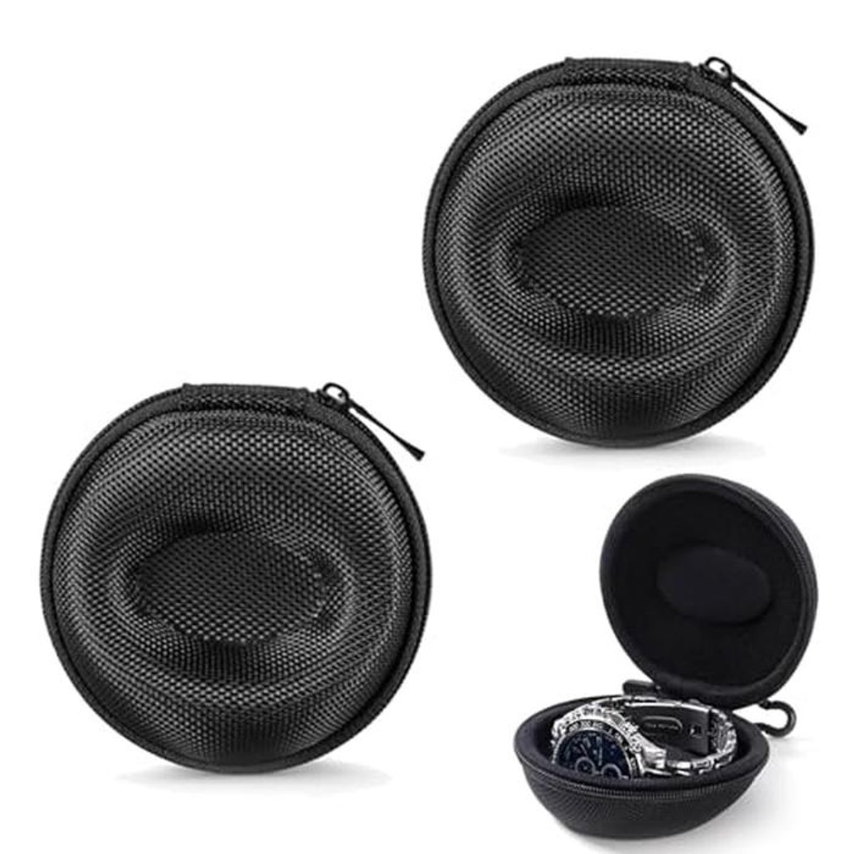 2 Stuks Horloge Hoesjes - Horlogedoos, Reisetui, Waterdicht en Duurzaam