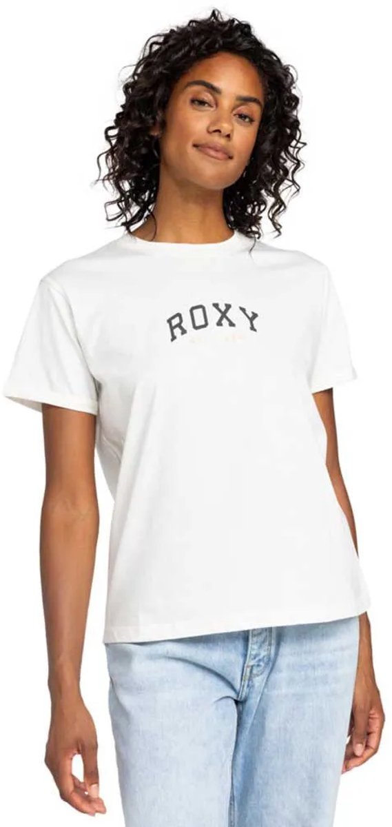 Roxy Noon Ocean B T-shirt Met Korte Mouwen S Vrouw Egret