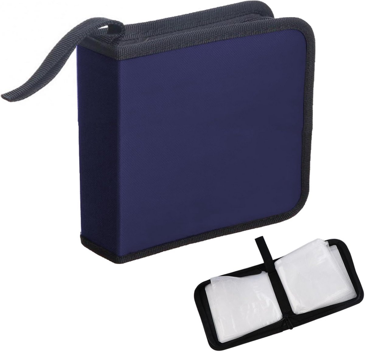 Opbergtas voor 40 CD's en DVD's - CD DVD Discs Opbergmap voor Auto en Thuis