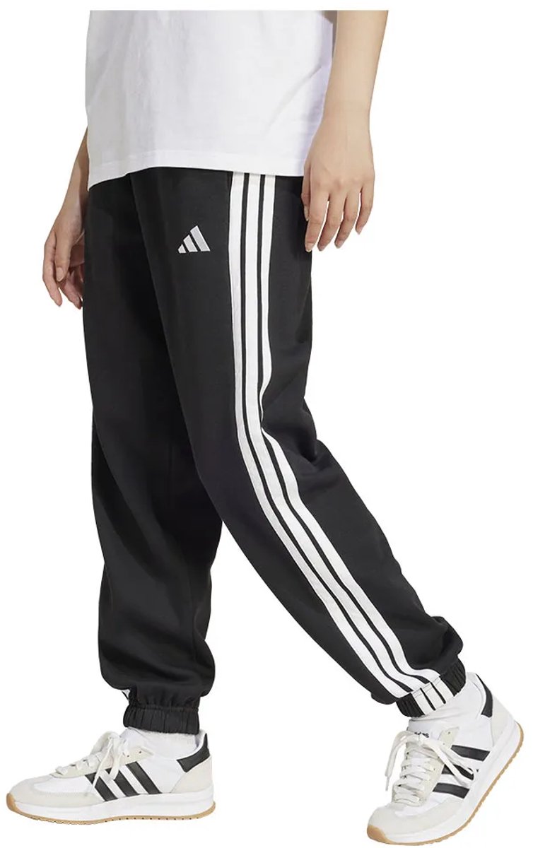 Adidas Essentials 3 Stripes Fleece Loose Fit Joggers S Regular Vrouw Zwart