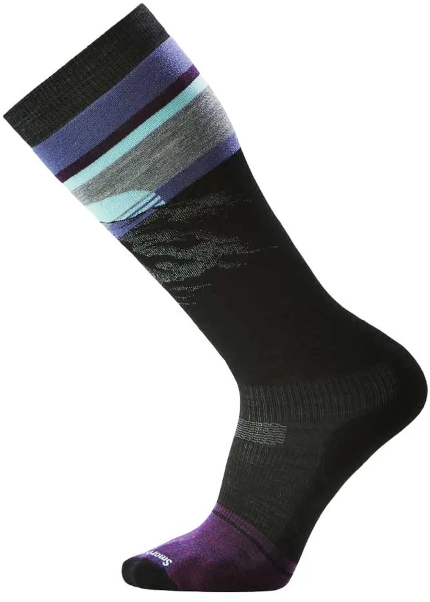 Smartwool Snowboard Targeted Cushion Mountain Sunrise Sokken Zwart EU 46-49 Man,Vrouw