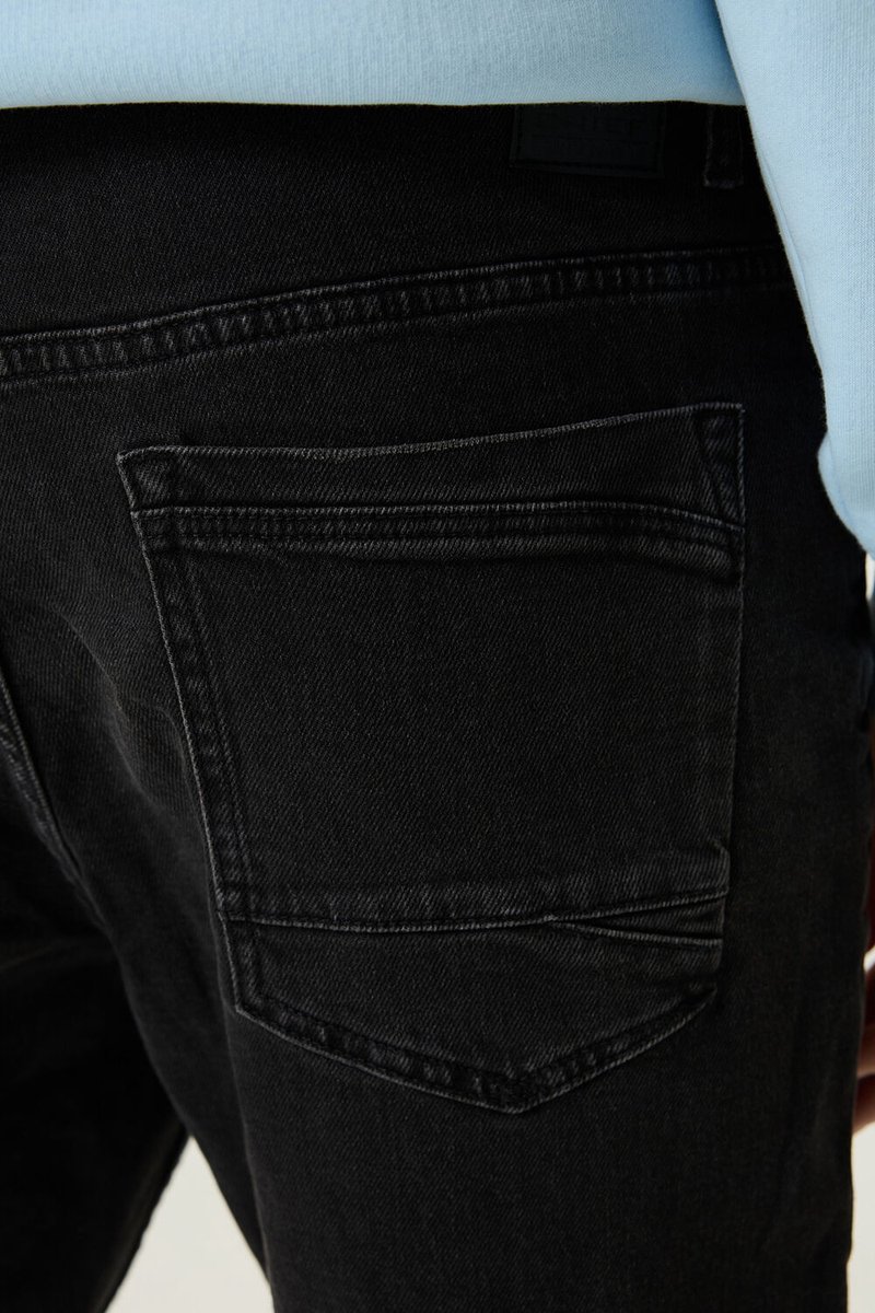 Chief DARRYL Heren Loose Fit Jeans Zwart - Maat W29 X L34