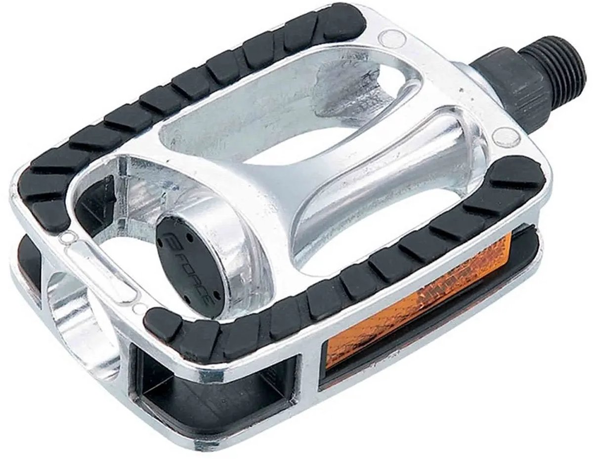 Force Trek Anti Slip Alu Pedalen Zilver