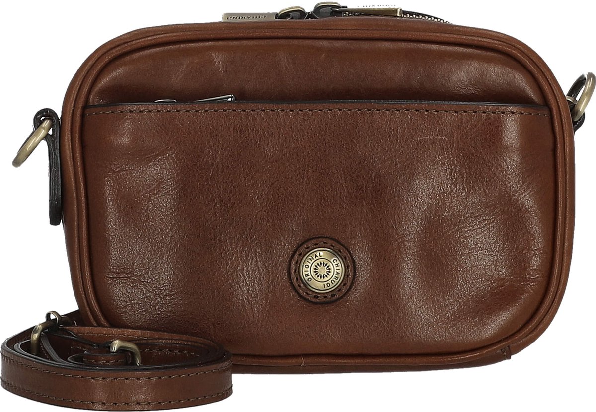 Chiarugi Classic - Mini schoudertas 20 cm (braun)