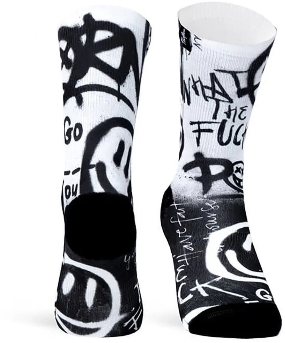 Pacific Socks Acidbw Sokken Wit EU 42-45 Man,Vrouw