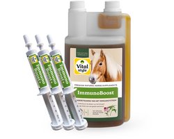 Vitalstyle ImmunoBoost - VoordeelBundel - Paarden Supplement - Positieve Invloed op de Weerstand