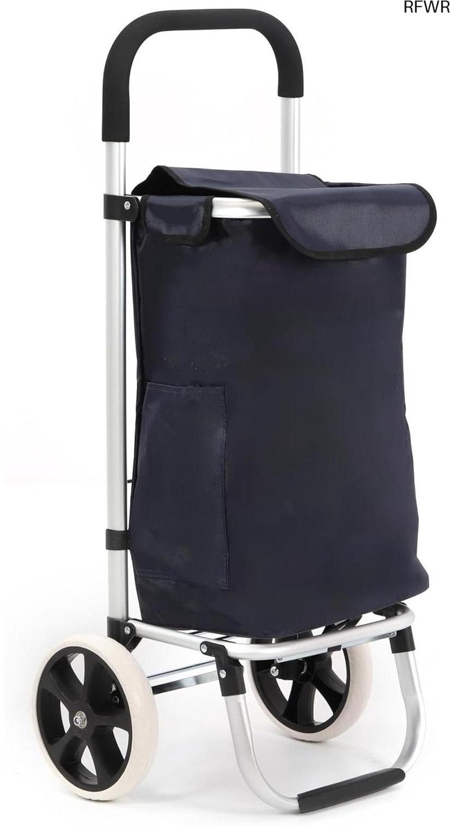 Inklapbare 50L Aluminium Trolley Winkelwagen - Waterafstotend & Ergonomisch