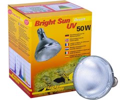 UV-lamp voor woestijnreptielen - 50 W Metalldampflampe voor terrarium - Daglichtspectrum en warmte-generatie met UVA & UVB straling