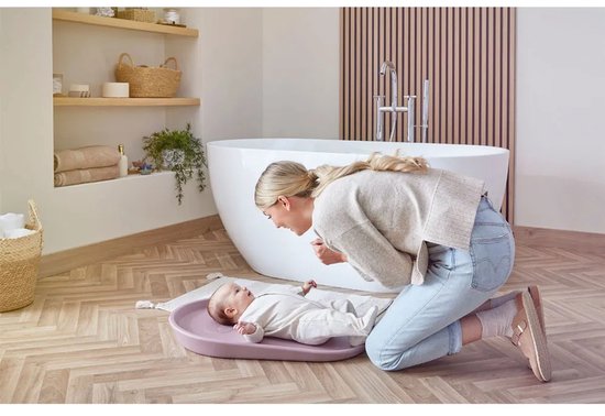 Shnuggle Squishy Aankleedkussen Blossom - Waterproof Aankleedmat - PU Schuim - BPA- & PVC-vrij - 70 x 45 cm — afbeelding 5