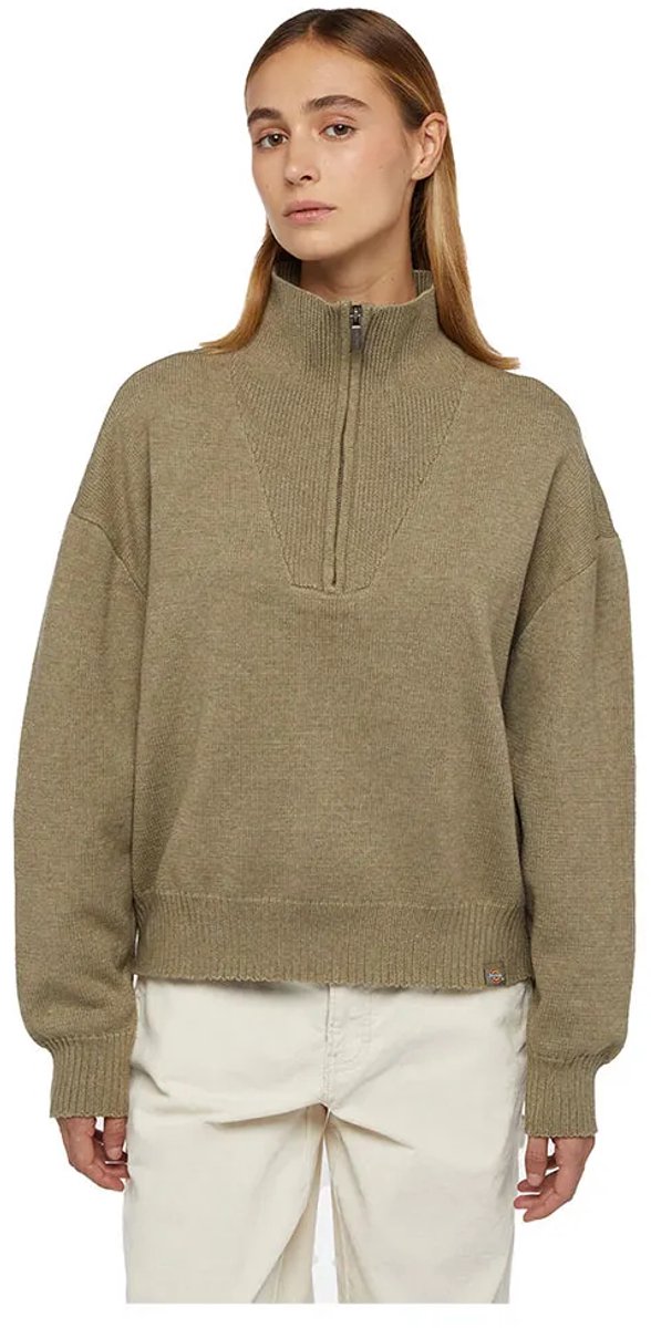 Dickies East Helena Half Rits Trui XS Vrouw Groen