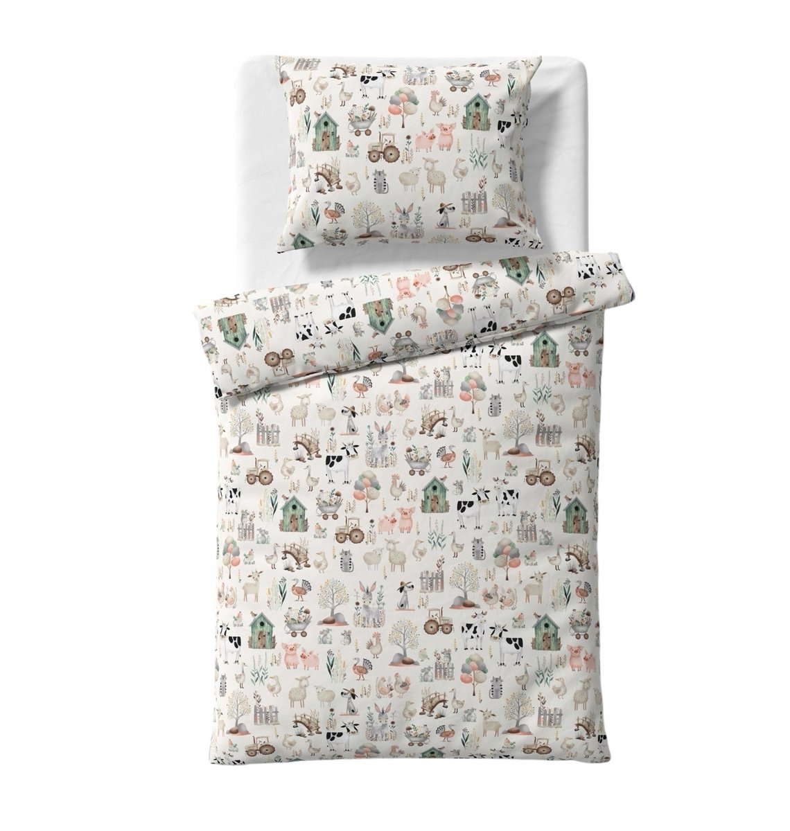 Babybeddengo Boerderij Beige Boho 100x135 cm - 100% Katoen