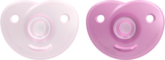 Philips Avent Soothie Hart - 0-6 Mnd - 2 Stuks - Plant-based - Roze van Merkloos — afbeelding 5