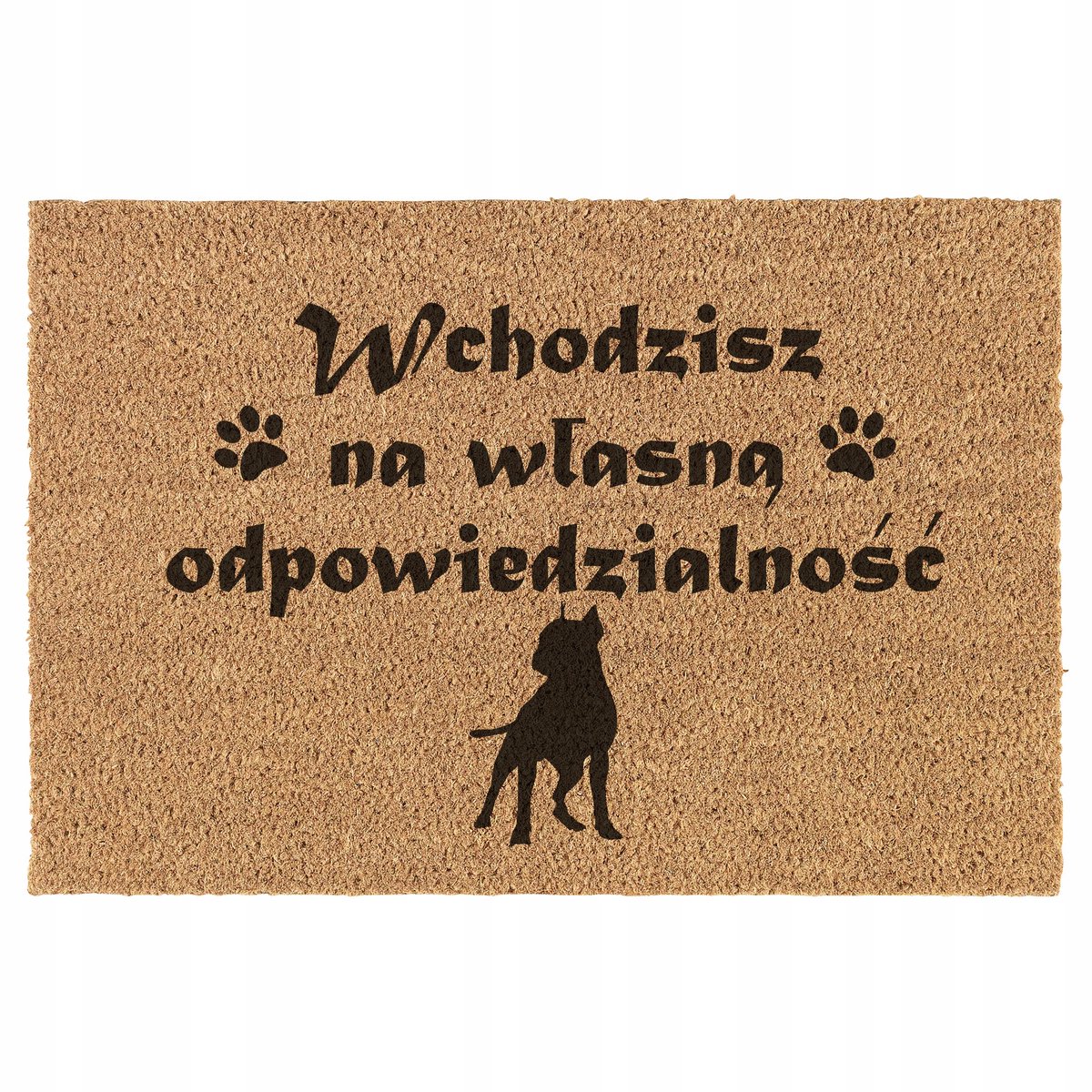 Kokos Wycieraczka Taarten - Antislip, 60x40cm, van Wnętrz