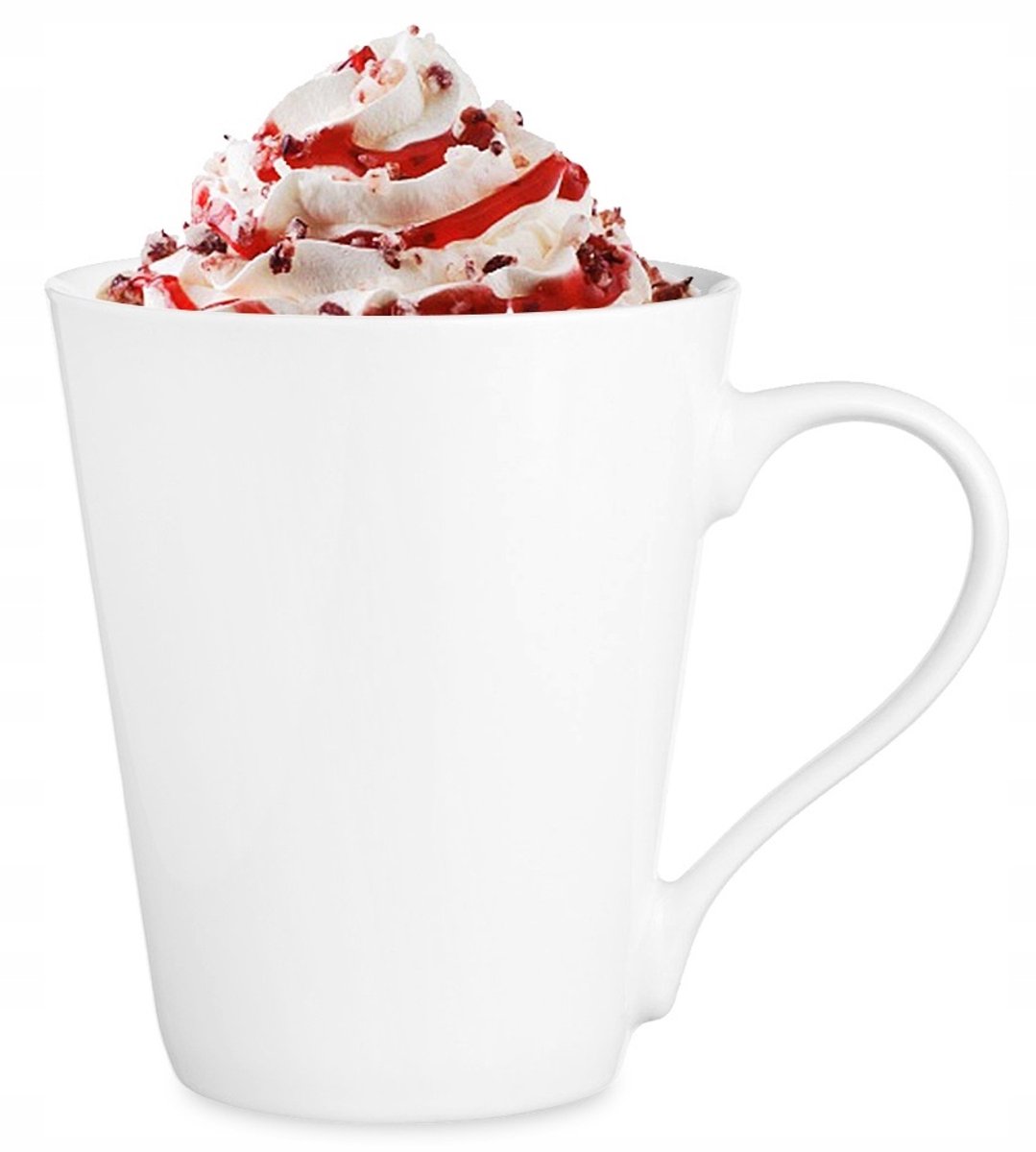 Witte Keramische Mok 280ml - Stijlvol voor Koffie & Thee