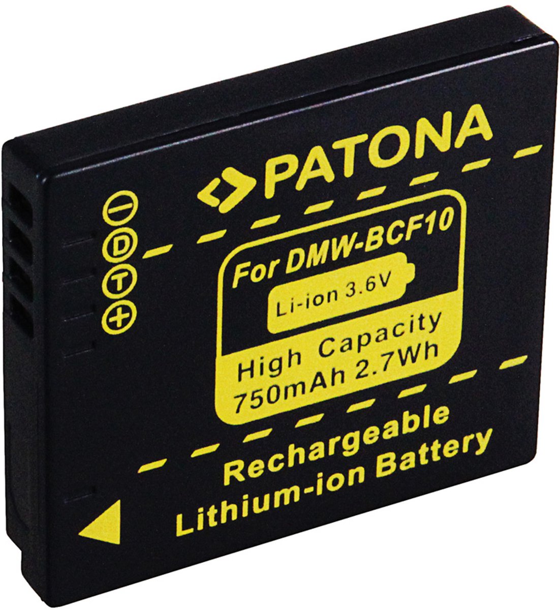 Patona accu voor Panasonic DMW-BCF10 / DMW-BCF10E