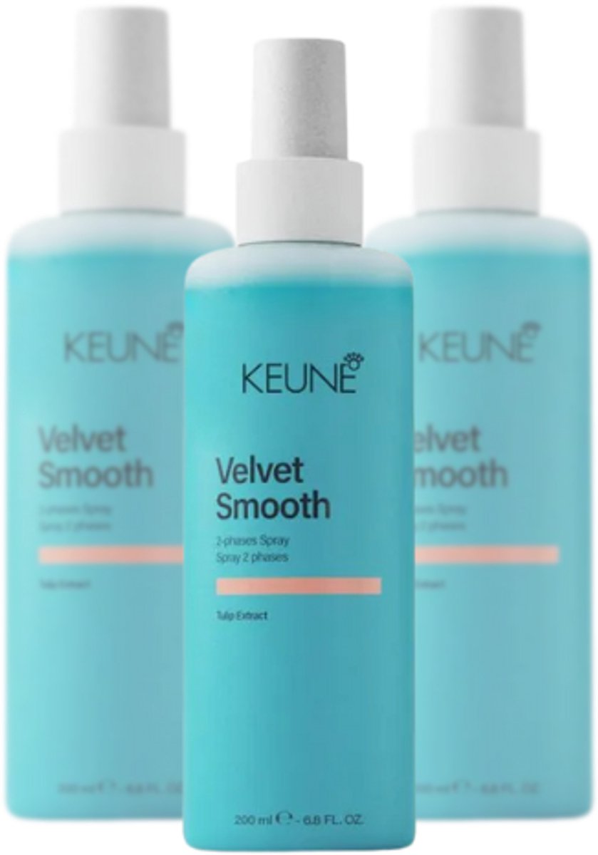 3 STUKS - Keune Care Velvet Smooth 2-phase Spray 200ml