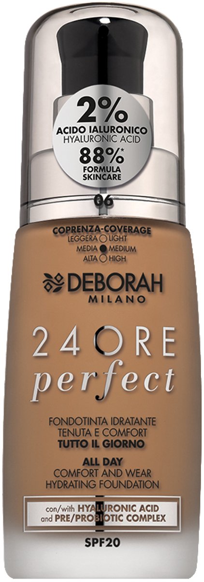 Deborah Milano 24ore Perfect 30 ml Pompflacon 6 Caramel