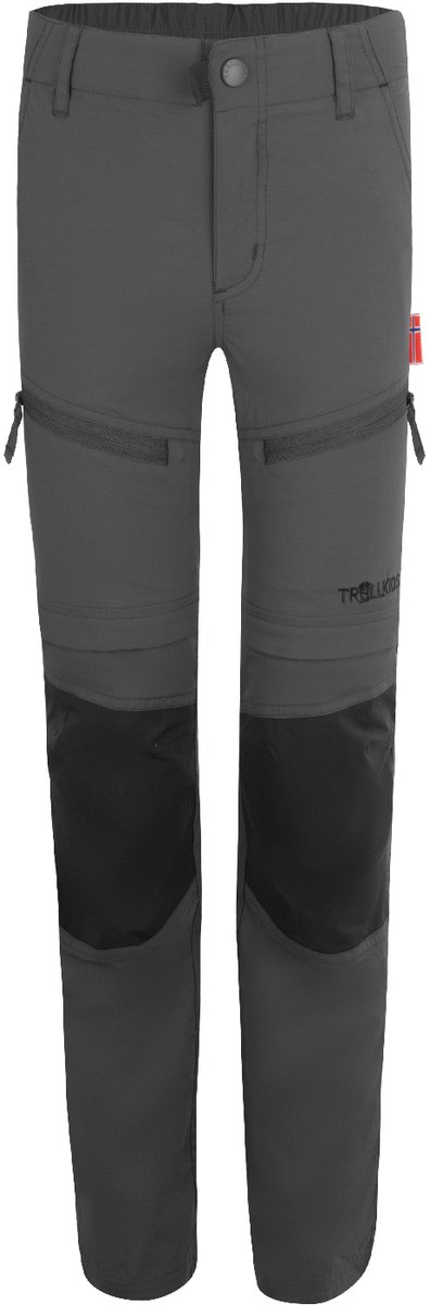 Trollkids Nordfjord Zip-off Slim Fit Broek cm Kinderen Antraciet