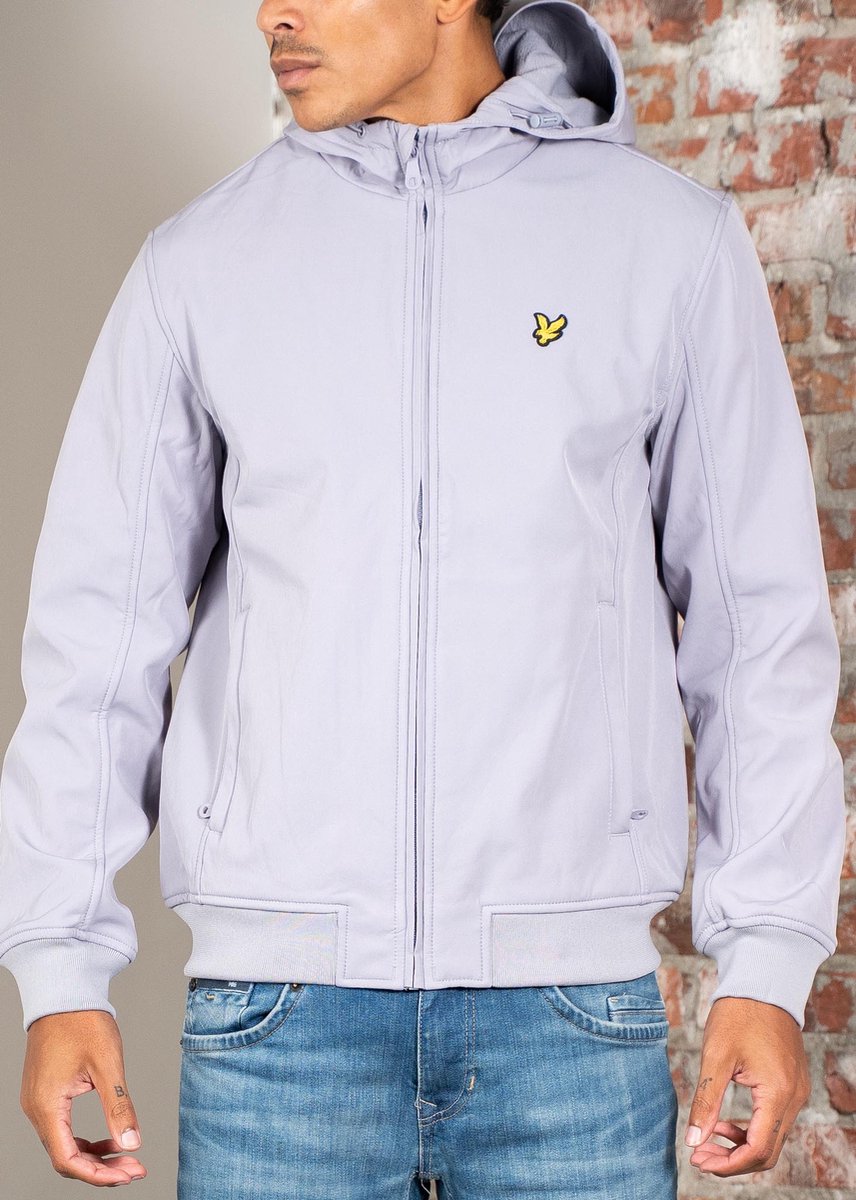 Lyle & Scott Fleece back softshell - ash lilac
