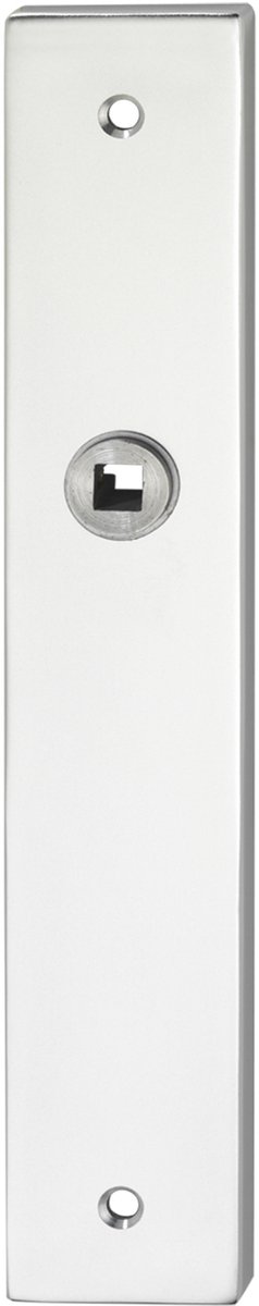 Impresso schild - blind - vierkant - aluminium F1