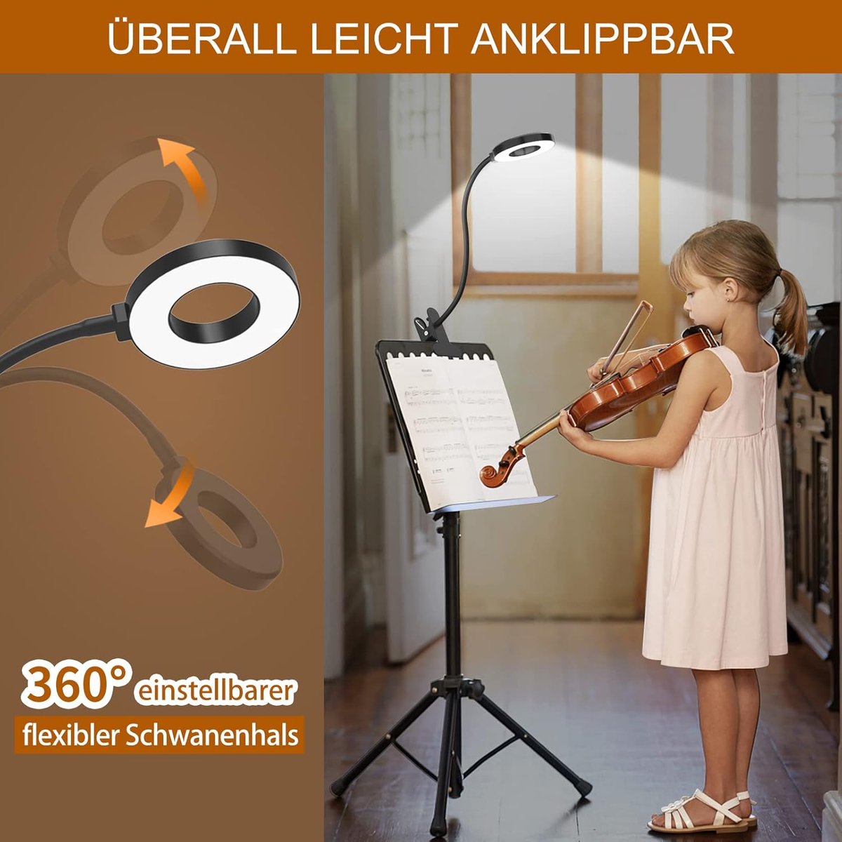 Kraftverdia Bureaulamp LED Dimbaar - LED leeslamp thumbnail 5